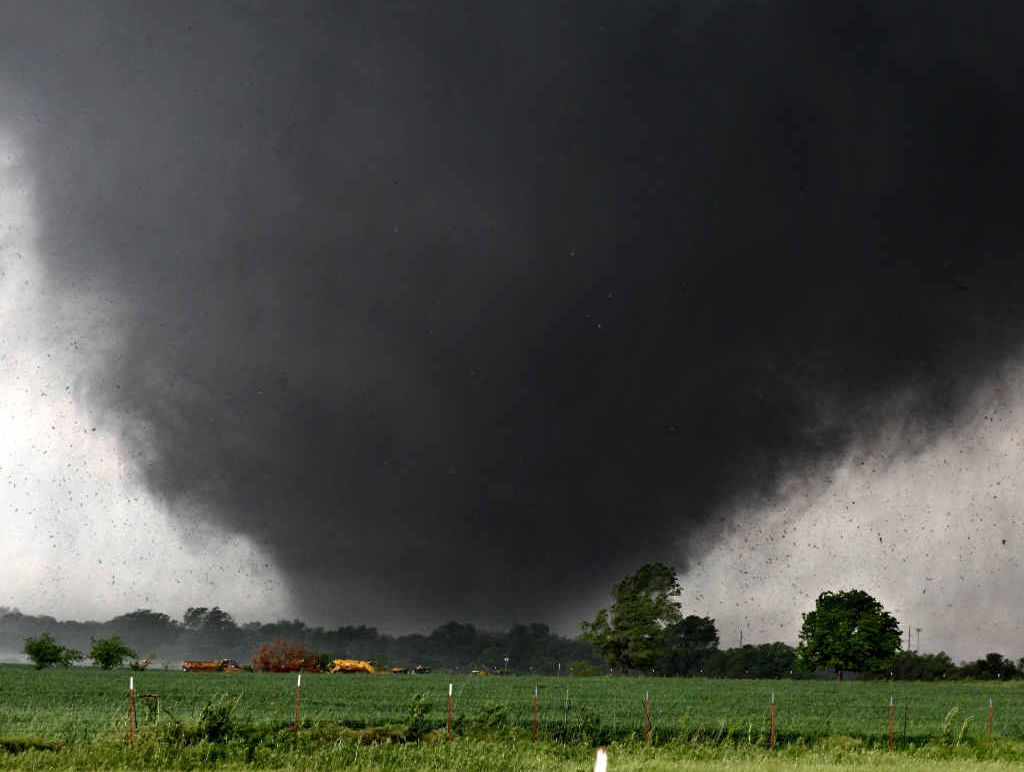 Gympie man Andrew McLellan had a close encounter with a tornado in Oklahoma this week.